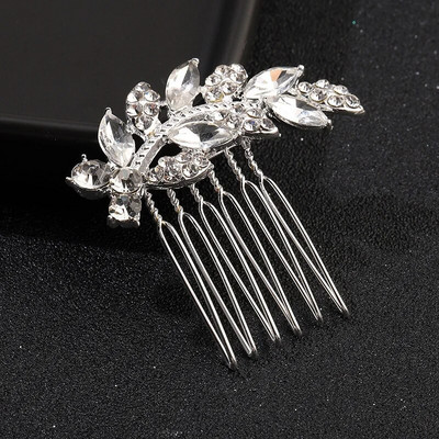 Pruudi naiste juuksenõelad kammid juuksenõelad pulmaehted kristallist kivist aksessuaarid kaunistus peo ehted, kink juuksekaunistus