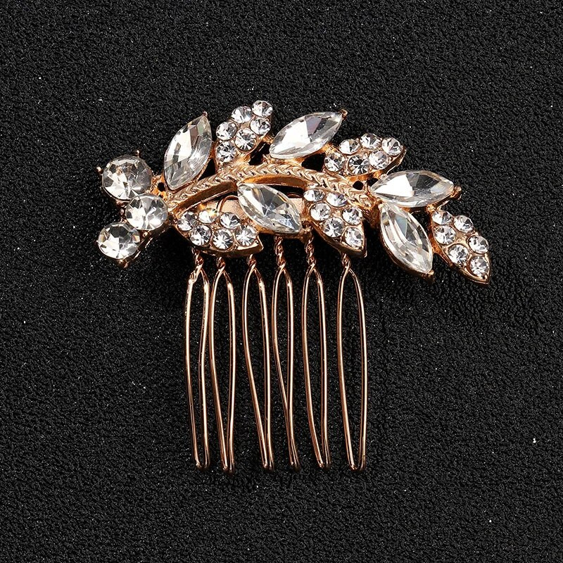 Pruudi naiste juuksenõelad kammid juuksenõelad pulmaehted kristallist kivist aksessuaarid kaunistus peo ehted, kink juuksekaunistus