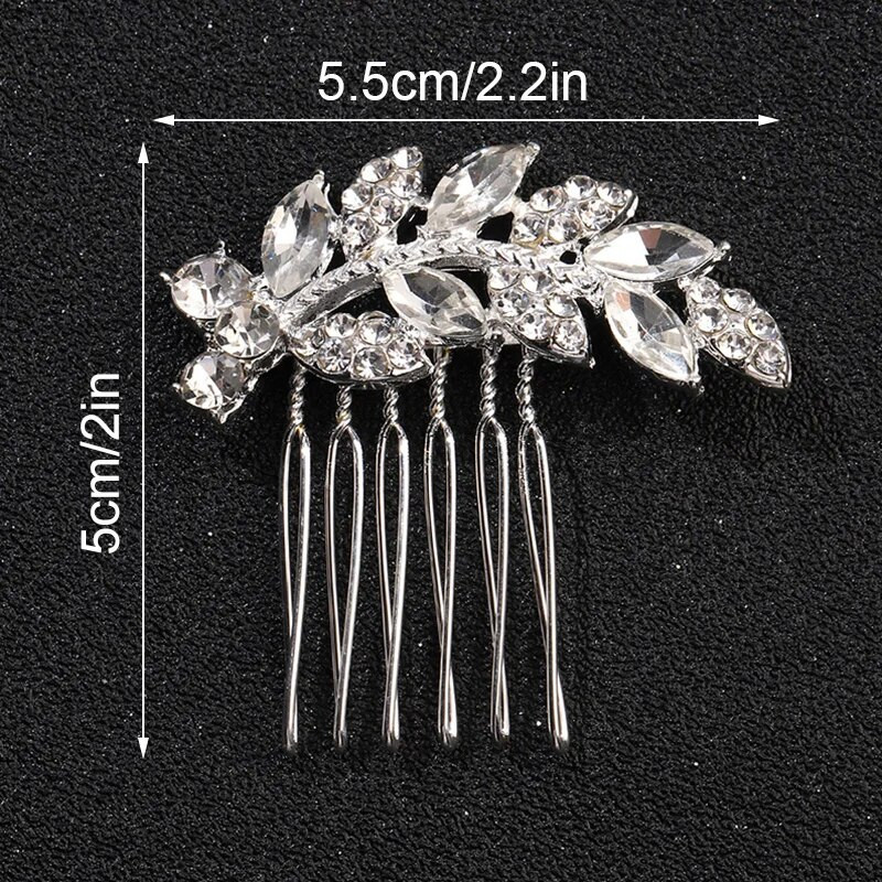 Pruudi naiste juuksenõelad kammid juuksenõelad pulmaehted kristallist kivist aksessuaarid kaunistus peo ehted, kink juuksekaunistus