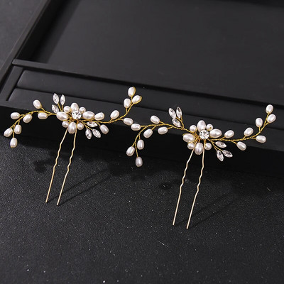 Modni kristalni biserni dijamant Ukosnice Štap Ukosnica za žene Dodaci za kosu za mladenke Party Vjenčanje Ukosnice Nakit