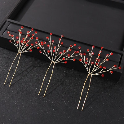 Modni kristalni biserni dijamant Ukosnice Štap Ukosnica za žene Dodaci za kosu za mladenke Party Vjenčanje Ukosnice Nakit