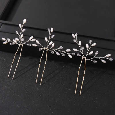 Modni kristalni biserni dijamant Ukosnice Štap Ukosnica za žene Dodaci za kosu za mladenke Party Vjenčanje Ukosnice Nakit