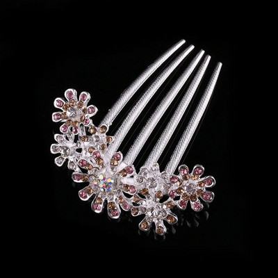 Mix Style Elegant Crystal Pearl Lille Juukseehted Pulmajuukseaksessuaarid Juuksekamm Pruudi tiaara juuksekaunistused Hulgimüük