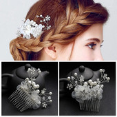 DIY Crystal Pruudi Tiaarad Juuksepaelad Juuksenõelad Pruutneitsi Juuksed Vine Rhinestone Pulmakaunistused Naiste Tüdrukute Juuksed Ehted Aksessuaarid