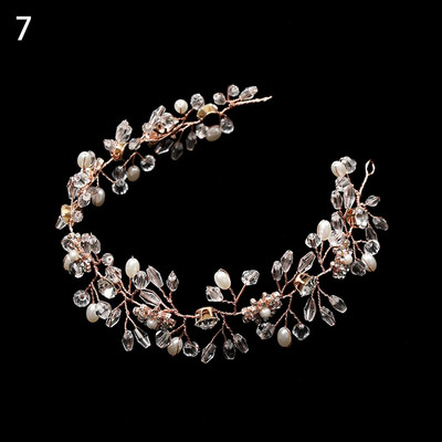 DIY Crystal Pruudi Tiaarad Juuksepaelad Juuksenõelad Pruutneitsi Juuksed Vine Rhinestone Pulmakaunistused Naiste Tüdrukute Juuksed Ehted Aksessuaarid