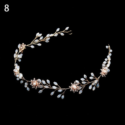 DIY Crystal Pruudi Tiaarad Juuksepaelad Juuksenõelad Pruutneitsi Juuksed Vine Rhinestone Pulmakaunistused Naiste Tüdrukute Juuksed Ehted Aksessuaarid