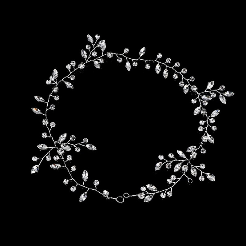 DIY Crystal Pruudi Tiaarad Juuksepaelad Juuksenõelad Pruutneitsi Juuksed Vine Rhinestone Pulmakaunistused Naiste Tüdrukute Juuksed Ehted Aksessuaarid