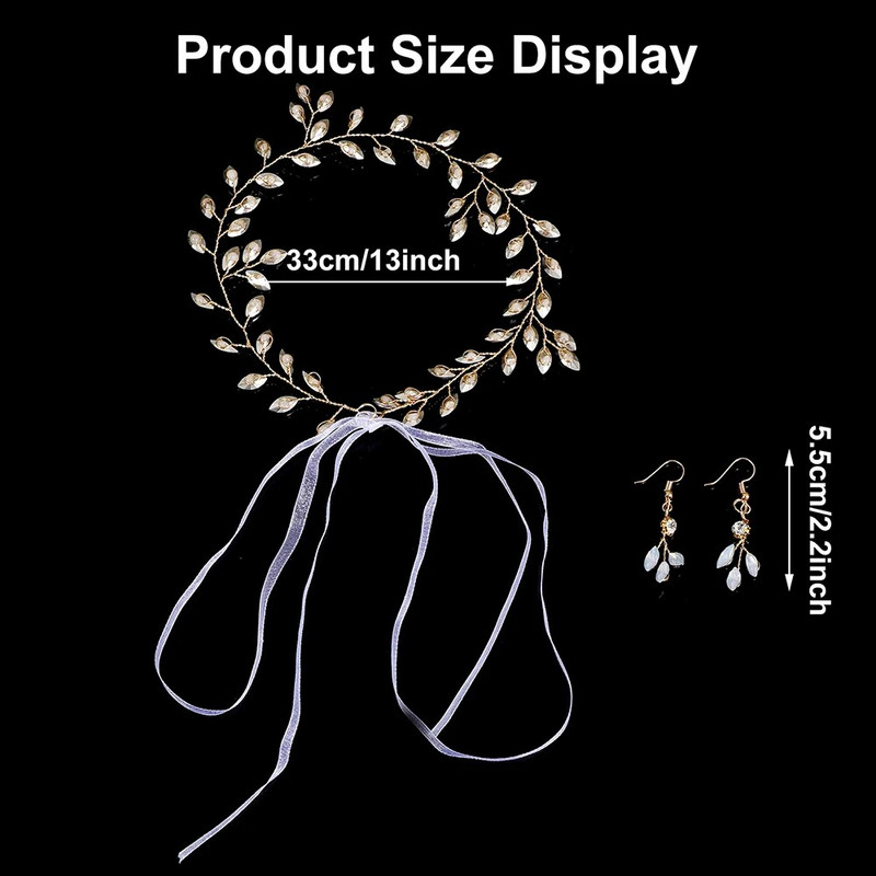 DIY Crystal Pruudi Tiaarad Juuksepaelad Juuksenõelad Pruutneitsi Juuksed Vine Rhinestone Pulmakaunistused Naiste Tüdrukute Juuksed Ehted Aksessuaarid