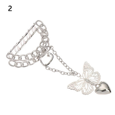 Kuum uus Korea õõnes liblikas tups Juuksenõel Naiste Tüdruk Vintage metallist Kuldne Värv Clip Ehted Styling Tool Aksessuaarid