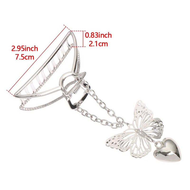 Kuum uus Korea õõnes liblikas tups Juuksenõel Naiste Tüdruk Vintage metallist Kuldne Värv Clip Ehted Styling Tool Aksessuaarid