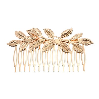 Vintage juukserõngad Korea kullast lehed pärg pulmade aksessuaarid peapael, naised tüdrukud, retrovärvi ehted, tiaara