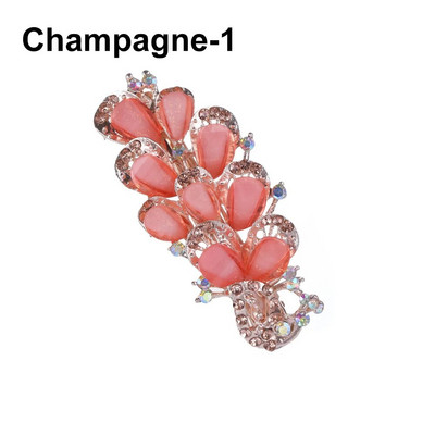 1 tk Naiste tüdrukute kristalllill, liblikas, paabulinnu juukseklambrid vintage kivist juuksenõelad peakatted, tüdrukute juuste aksessuaar