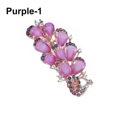 1 tk Naiste tüdrukute kristalllill, liblikas, paabulinnu juukseklambrid vintage kivist juuksenõelad peakatted, tüdrukute juuste aksessuaar