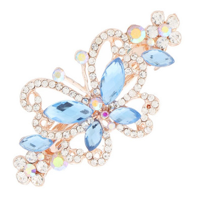 1 tk Naiste tüdrukute kristalllill, liblikas, paabulinnu juukseklambrid vintage kivist juuksenõelad peakatted, tüdrukute juuste aksessuaar