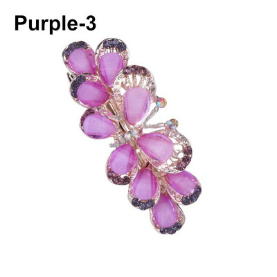 1 tk Naiste tüdrukute kristalllill, liblikas, paabulinnu juukseklambrid vintage kivist juuksenõelad peakatted, tüdrukute juuste aksessuaar