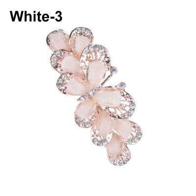 1 tk Naiste tüdrukute kristalllill, liblikas, paabulinnu juukseklambrid vintage kivist juuksenõelad peakatted, tüdrukute juuste aksessuaar