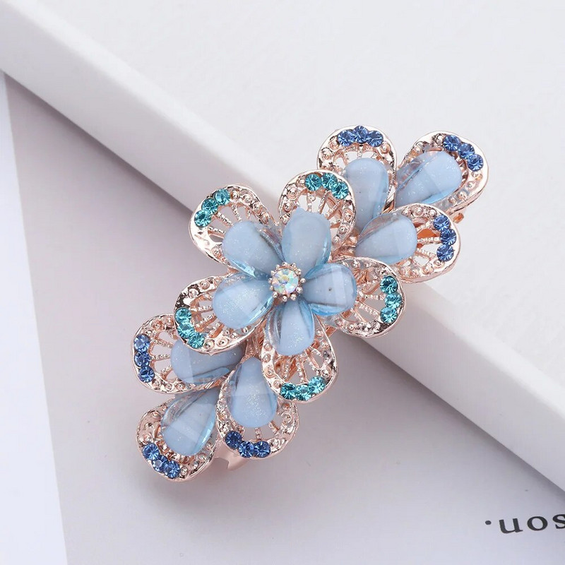 1 tk Naiste tüdrukute kristalllill, liblikas, paabulinnu juukseklambrid vintage kivist juuksenõelad peakatted, tüdrukute juuste aksessuaar