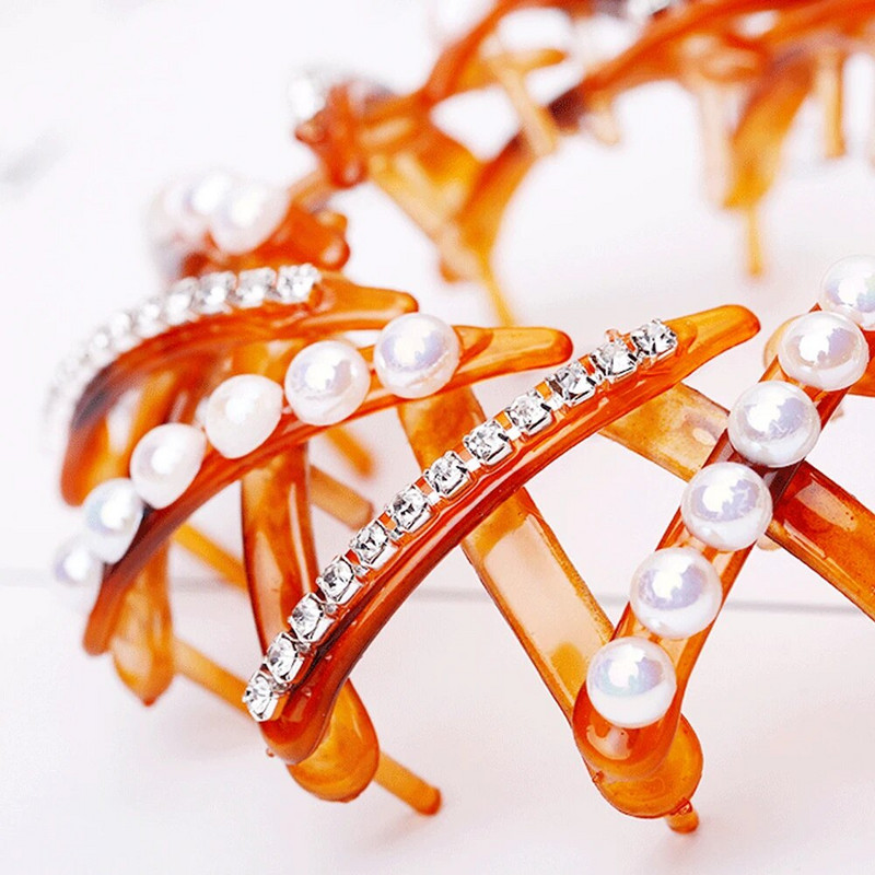 Novo uvlačivo ptičje gnijezdo Žensko širenje repa Držač gnijezda za kosu Ukosnice Pokrivala za glavu za djevojčice Vintage geometrijske uvlačne kopče Kandža