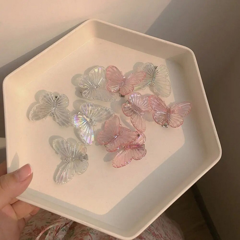 5kom slatkih djevojaka Ružičasta ruža u obliku srca Mašna Breskva Mini set ukosnica Slatke kopče za kosu sa šiškama Kosačice za oblikovanje kose za žene