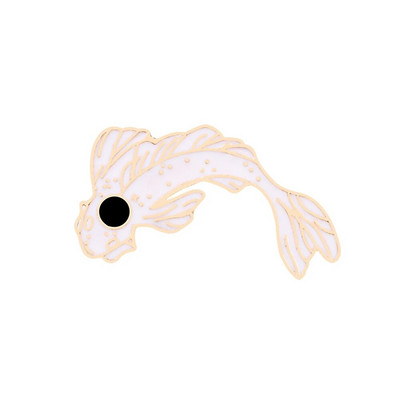 Vintage Tai Chi Trač Bedževi Broševi Yin Yang Koi Ribe Emajl Igle Odjeća za parove Igle za revere Torba Šešir Nakit Pokloni za prijatelje