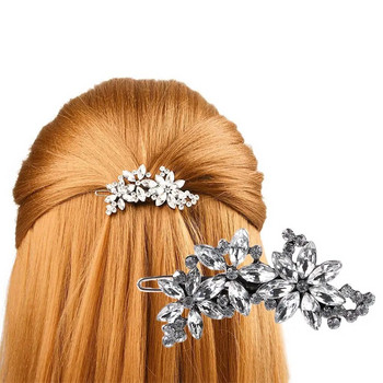 1PC Дамска щипка за коса с кристални кристали Фиби Гребен Цвете mariage Булка Шаферка Сватбено парти Бижута за коса Аксесоари