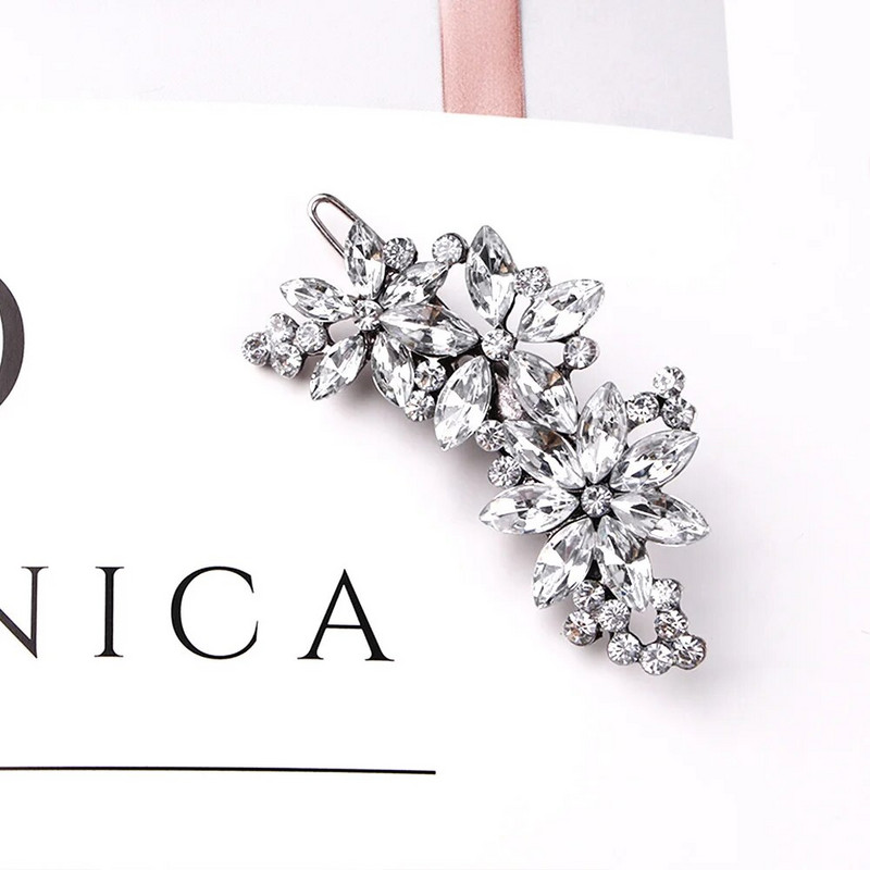 1 tk naiste kivikristallidest juukseklambrid juuksenõelad, kamm, lill, abielu, pruutneitsi pulmapidu, juuksed, ehted, aksessuaarid