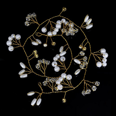 Korea pärlikividest juuksenõel Juukseviin Viinapuu Valge Lillega Pulmad Pruudi peakate Juuksekamm Peapael Retro võlu Peakatted Ehted