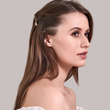 Новата корейска версия перлено цвете циркон едноредова шнола за коса страз клип странична щипка темперамент женски модни аксесоари за коса