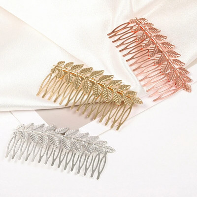 Long Luxury Crystal Leaf Pruudi peakate lillepärliga pulmajuuksekammid naistele Aksessuaarid Tüdrukute peakate
