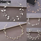 Bridal Pearl Headband Rhinestone Flower Headband Αξεσουάρ για τα μαλλιά γάμου Γυναικεία νυφική κεφαλή Αξεσουάρ μαλλιών ελαφρύ