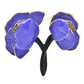 Wuli&baby võluvad lilled, prossid, nööpnõelad naistele, 3-värvilised emailiga sobivad lillepeenõelad, kontoriprossinõelad, kingitused