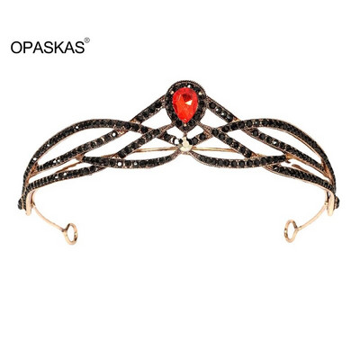 Pruudikrooni peakatted Luksuslik poolringikujuline kivisulamist kivist inkrusteeritud peapael naistele pulmadeks, sünnipäevaks, juukseaksessuaarid PT