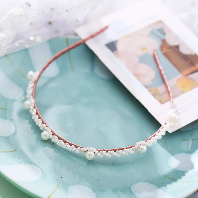 WUKALO Fashion Big Pearl Headband για γυναίκες Κορίτσια Hair Hoop Vintage mujer Hairband Νέα αξεσουάρ για τα μαλλιά Κοσμήματα Καπέλα