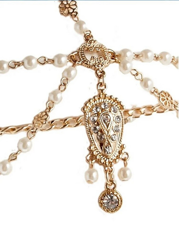 Juuksekaunistus juuksepael peakleit peapaelad mood india boho valge/punane helmestega peatükk naiste peakett juukseehted