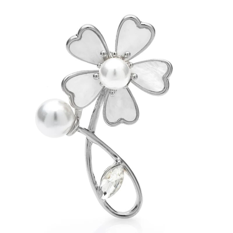 Wuli&baby klassikalised lilleprossid naistele Unisex 2-värvilised, ilusad valged lillelised peoprossid, kingitused