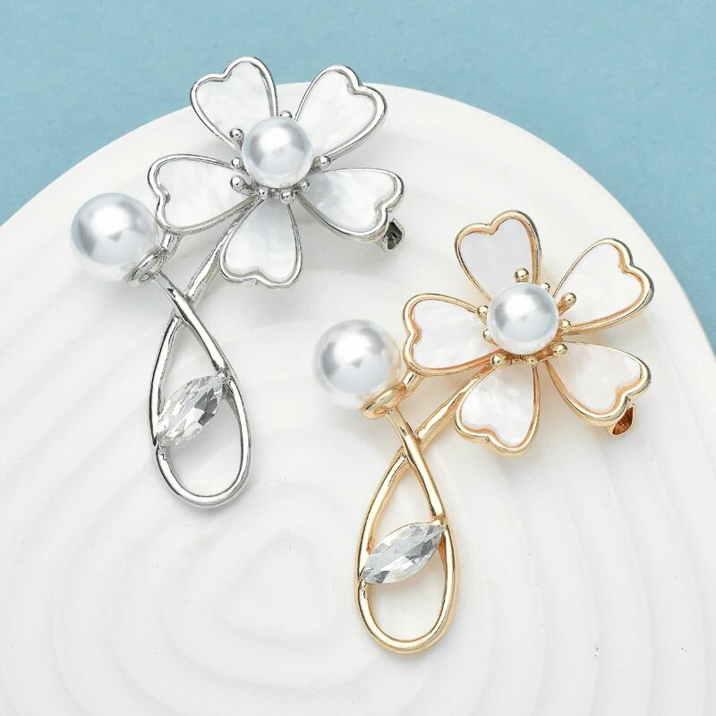 Wuli&baby klassikalised lilleprossid naistele Unisex 2-värvilised, ilusad valged lillelised peoprossid, kingitused