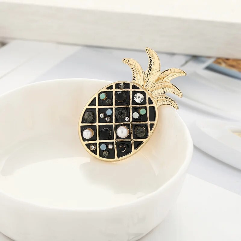 Wuli&baby prozirni broševi za žene, uniseks, cvijet, ananas, mašna, zabava, kauzalne broševe, igle, darovi