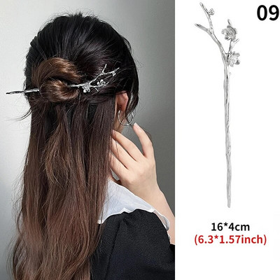 Bețișoare de păr vintage pentru femei Retro simple ciucuri Animal șarpe Dragon Bețișoare de păr Disk Agrafe Accesorii pentru păr