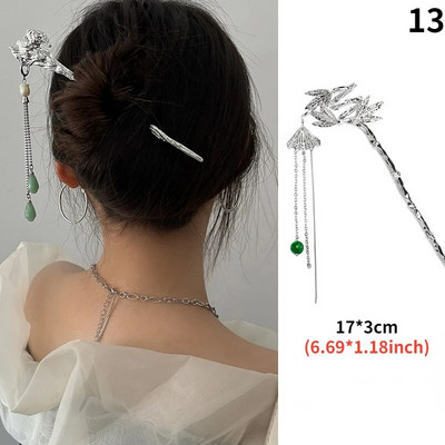 Bețișoare de păr vintage pentru femei Retro simple ciucuri Animal șarpe Dragon Bețișoare de păr Disk Agrafe Accesorii pentru păr