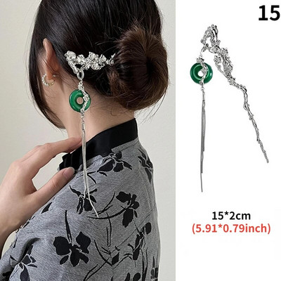 Bețișoare de păr vintage pentru femei Retro simple ciucuri Animal șarpe Dragon Bețișoare de păr Disk Agrafe Accesorii pentru păr