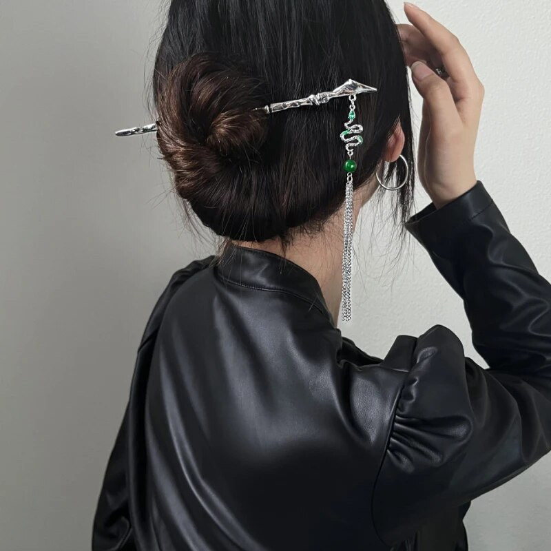 Vintage juuksepulgad naistele Retro Lihtne Tutt Loom Madu Draakon Juuksepulgad Ketas Juuksepulgad Juuksenõelad Juuste Aksessuaarid