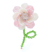 Wuli&baby Acrylic Flower Καρφίτσες Γυναικείες Unisex 6 χρωμάτων Beauty Flower Party Καρφίτσες γραφείου Καρφίτσες Δώρα
