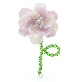 Wuli&baby Acrylic Flower Καρφίτσες Γυναικείες Unisex 6 χρωμάτων Beauty Flower Party Καρφίτσες γραφείου Καρφίτσες Δώρα