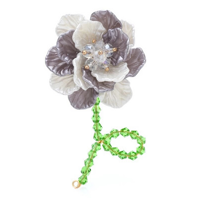 Wuli&baby Acrylic Flower Καρφίτσες Γυναικείες Unisex 6 χρωμάτων Beauty Flower Party Καρφίτσες γραφείου Καρφίτσες Δώρα