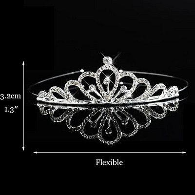 Sinine printsessi tiaarad kroonid peapael, lapsed, tüdrukud, etendus, pruutball, pruutneitsi, pulmapidu, aksessuaarid, juuksur, ehted