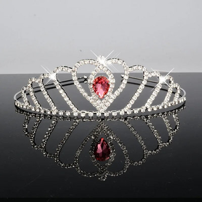 Sinine printsessi tiaarad kroonid peapael, lapsed, tüdrukud, etendus, pruutball, pruutneitsi, pulmapidu, aksessuaarid, juuksur, ehted