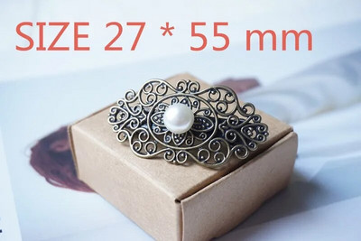 Metallist juukseklamber naistele Retro vintage juuksenõelad Prantsuse Barrette Juukseaksessuaarid Juuksekingituseks