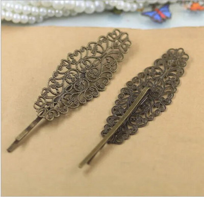 Metallist juukseklamber naistele Retro vintage juuksenõelad Prantsuse Barrette Juukseaksessuaarid Juuksekingituseks