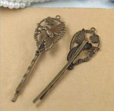 Metallist juukseklamber naistele Retro vintage juuksenõelad Prantsuse Barrette Juukseaksessuaarid Juuksekingituseks