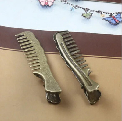 Metallist juukseklamber naistele Retro vintage juuksenõelad Prantsuse Barrette Juukseaksessuaarid Juuksekingituseks